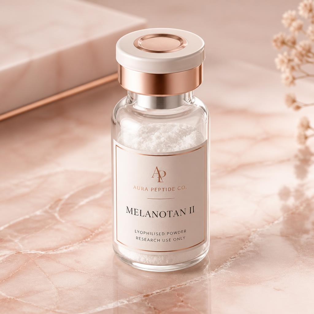 MELANOTAN II 10mg research peptide vial