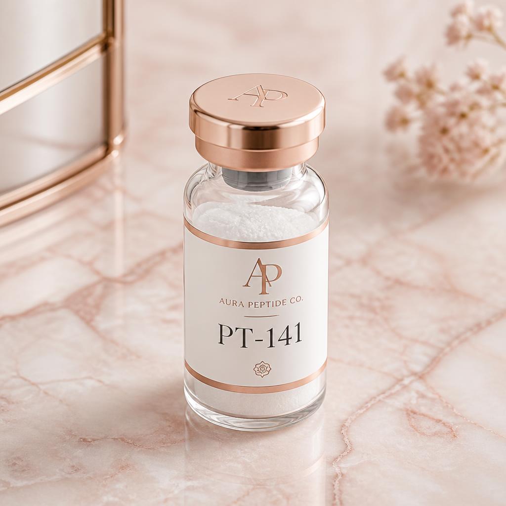 PT-141 10mg research peptide vial