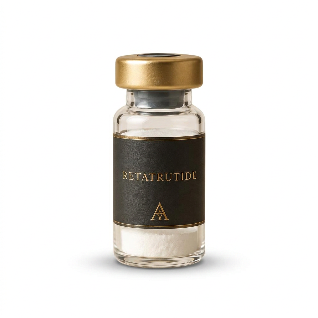 Retatrutide research vial label