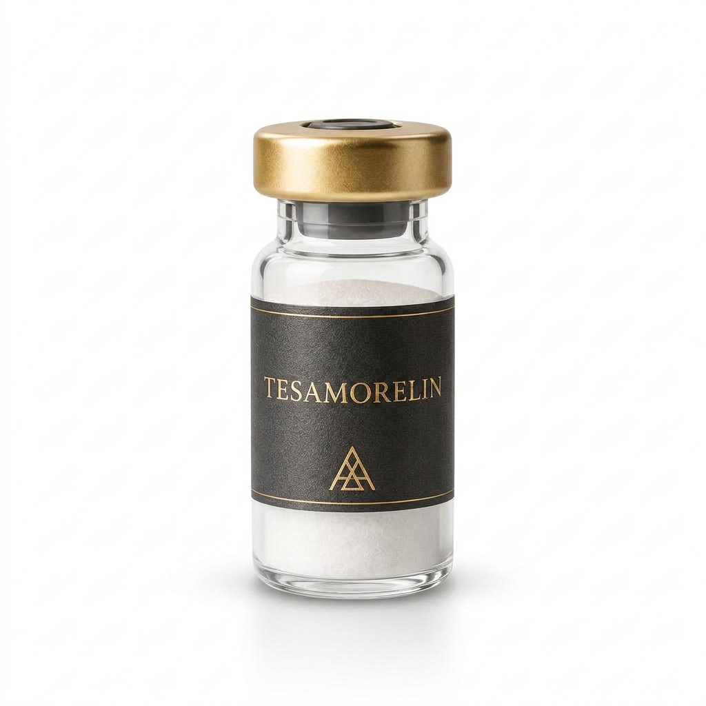 TESAMORELIN research peptide vial