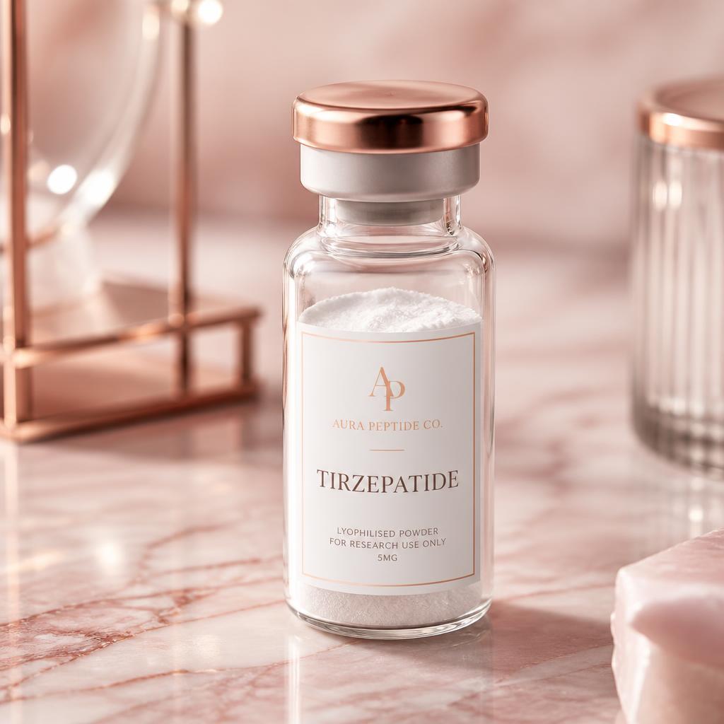 Tirzepatide research peptide vial